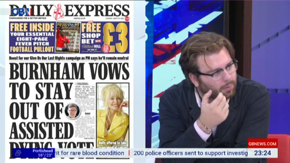 Still from GB News at 24:00