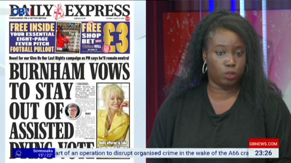 Still from GB News at 26:00