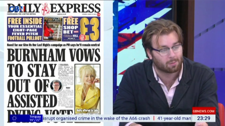Still from GB News at 29:00