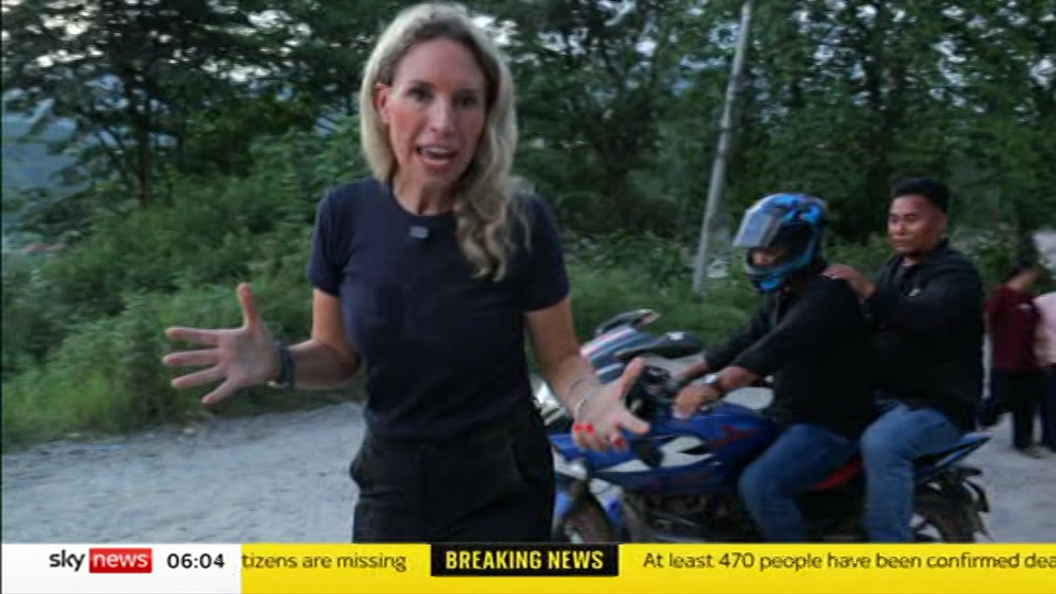 Still from Sky News at 4:00