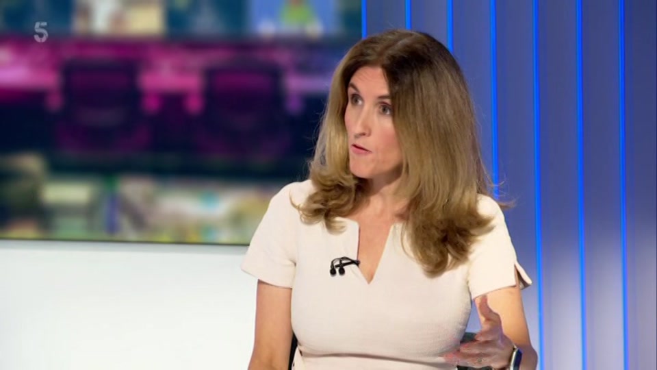 Broadcast still at 9m. Channel 5, 5 News with Dan Walker, 28 August 2026.