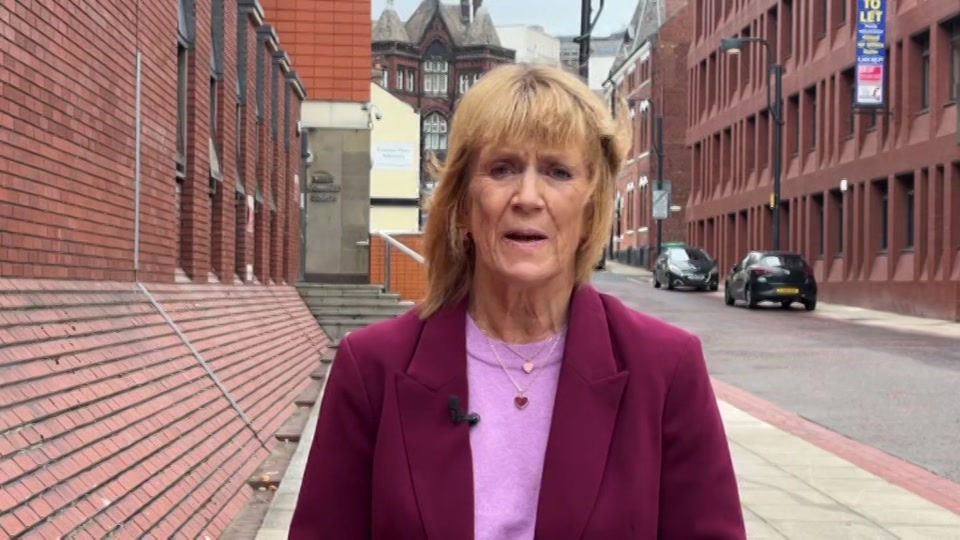 Broadcast still at 20m. ITV, ITV Evening News, 28 August 2026.