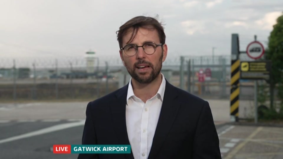 Broadcast still at 42m. ITV, ITV Evening News, 28 August 2026.