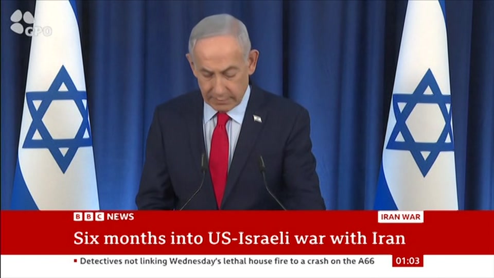 Still from BBC News at 3:00