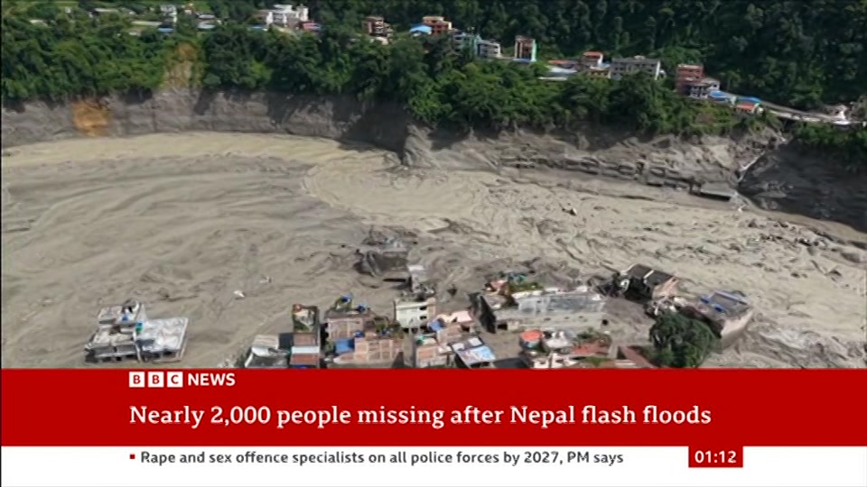 Still from BBC News at 12:00