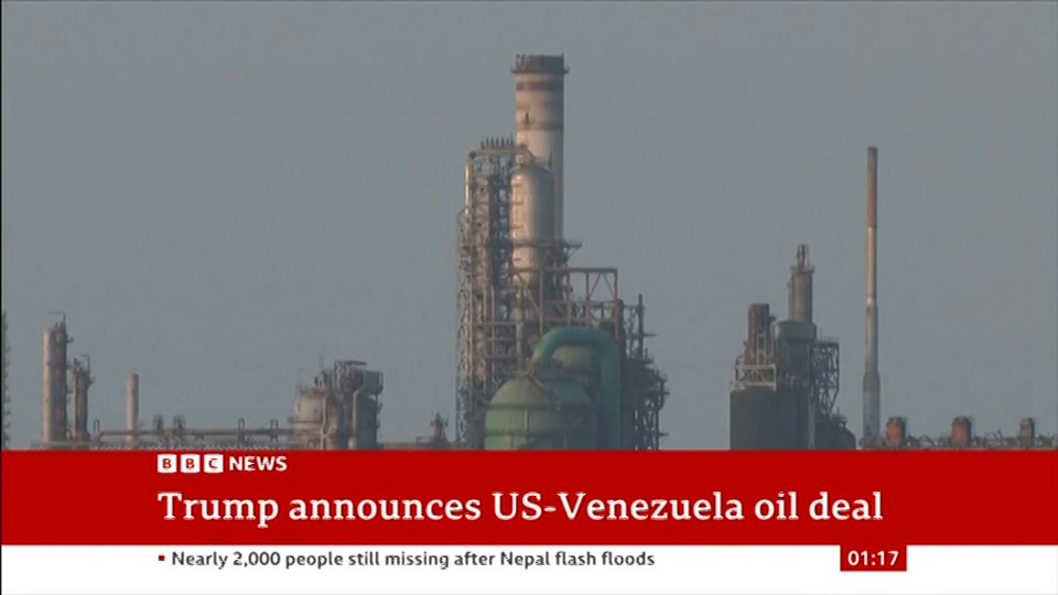Still from BBC News at 17:00