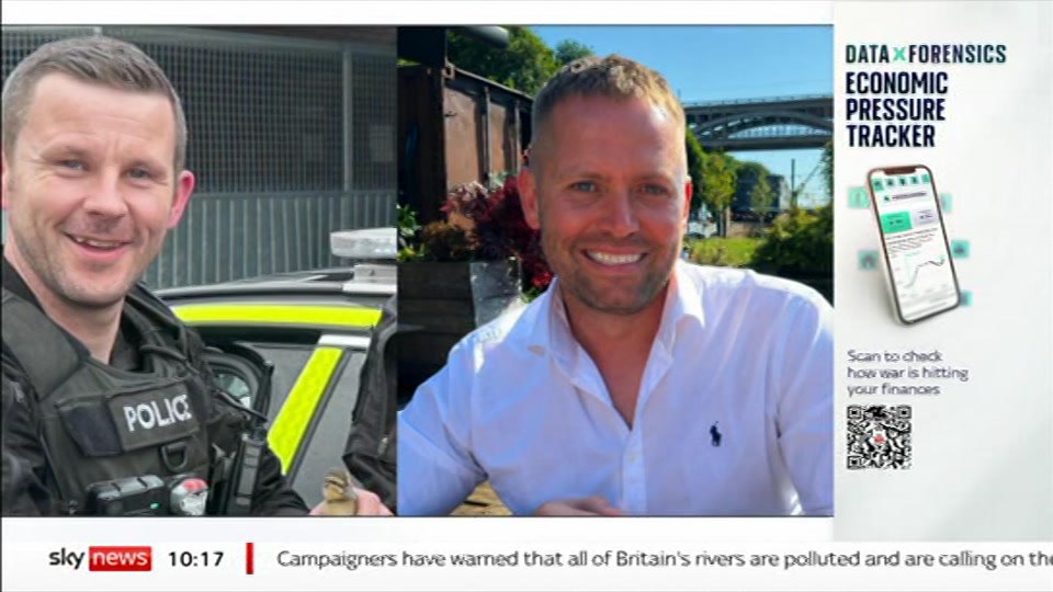 Still from Sky News at 17:00