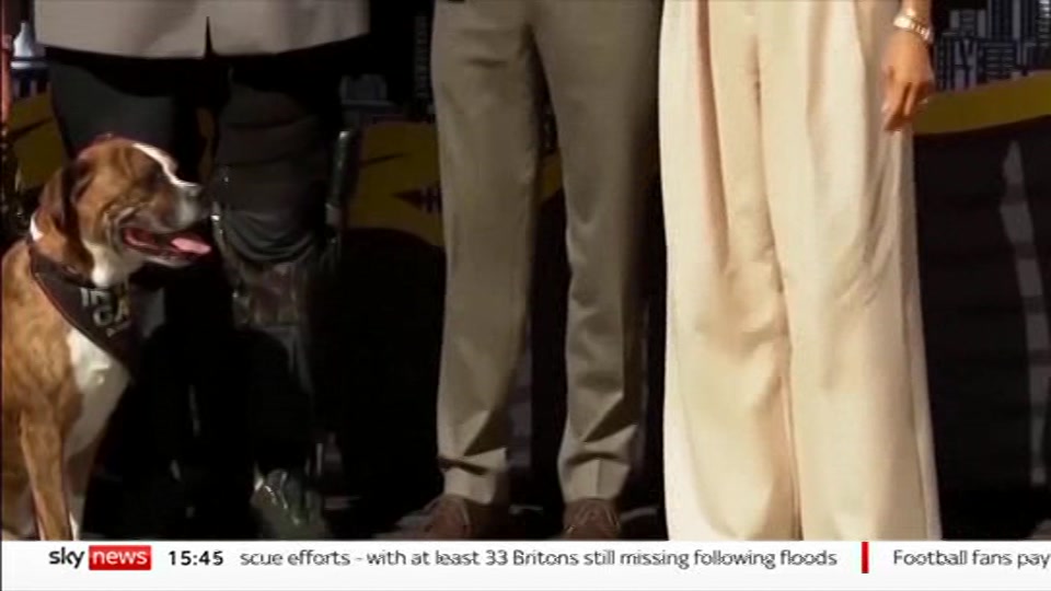 Broadcast still at 15m. Sky News, Sky News Today, 29 August 2026.