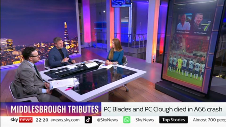 Still from Sky News at 20:00