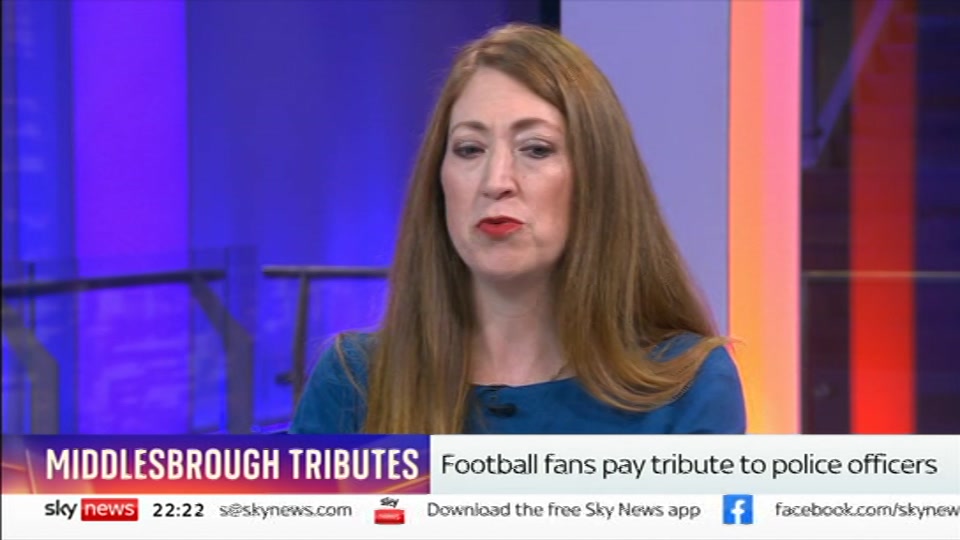 Still from Sky News at 22:00