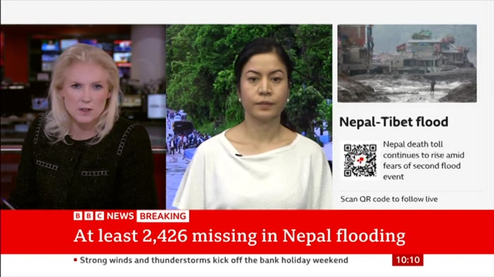 Broadcast still at 10m. BBC News, 29 August 2026.