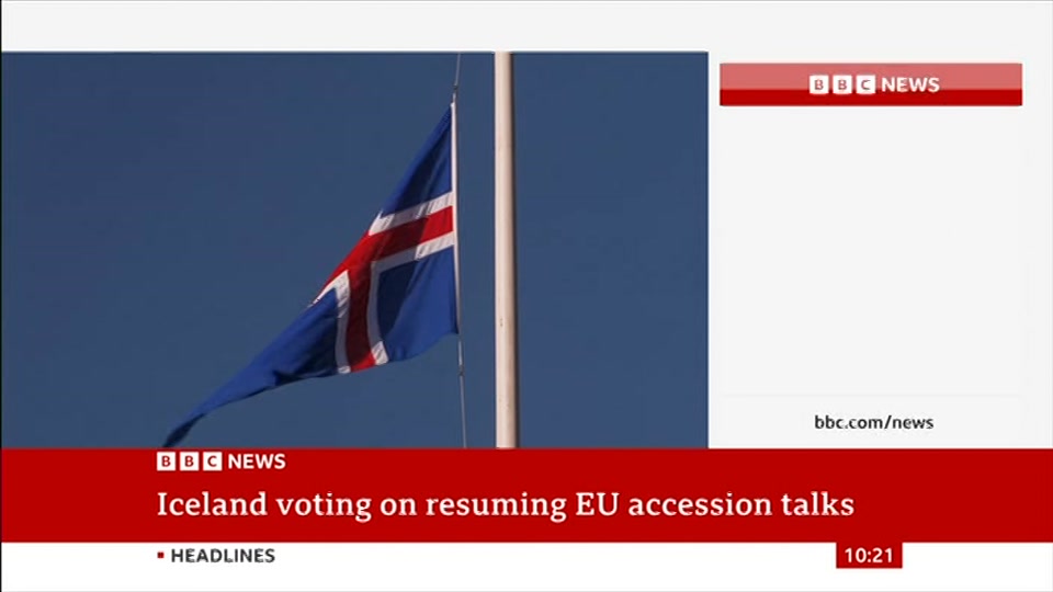 Broadcast still at 21m. BBC News, 29 August 2026.