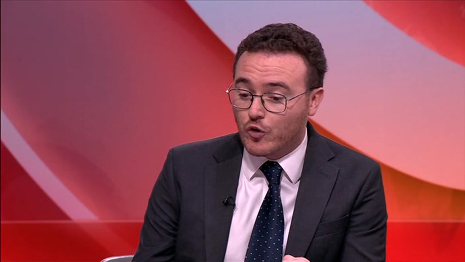 Broadcast still at 13m. BBC One, BBC News, 29 August 2026.