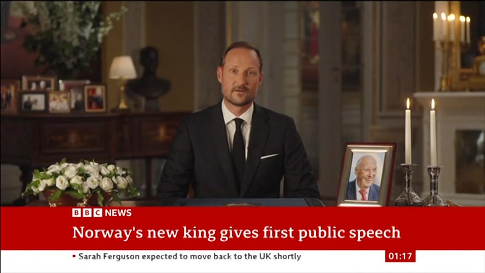 Broadcast still at 17m. BBC News, 30 August 2026.