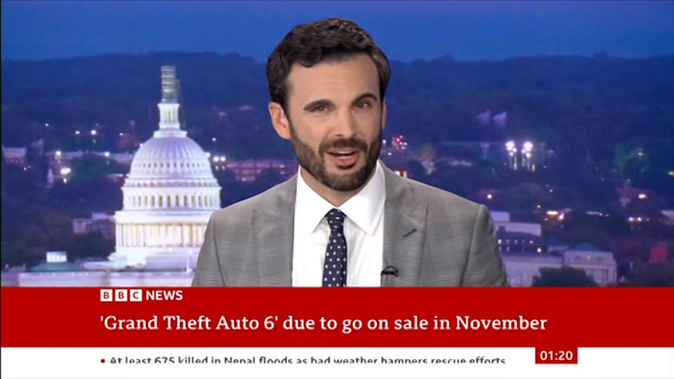 Still from BBC News at 20:00