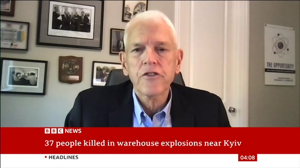 Still from BBC News at 8:00