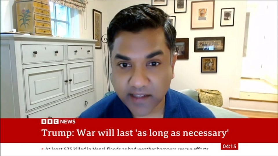 Still from BBC News at 15:00
