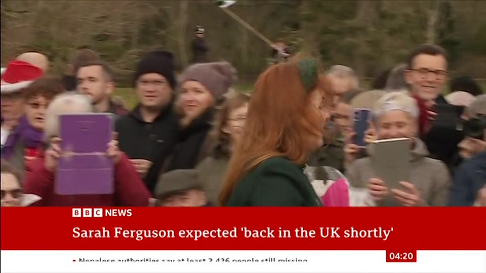 Broadcast still at 20m. BBC News, 30 August 2026.