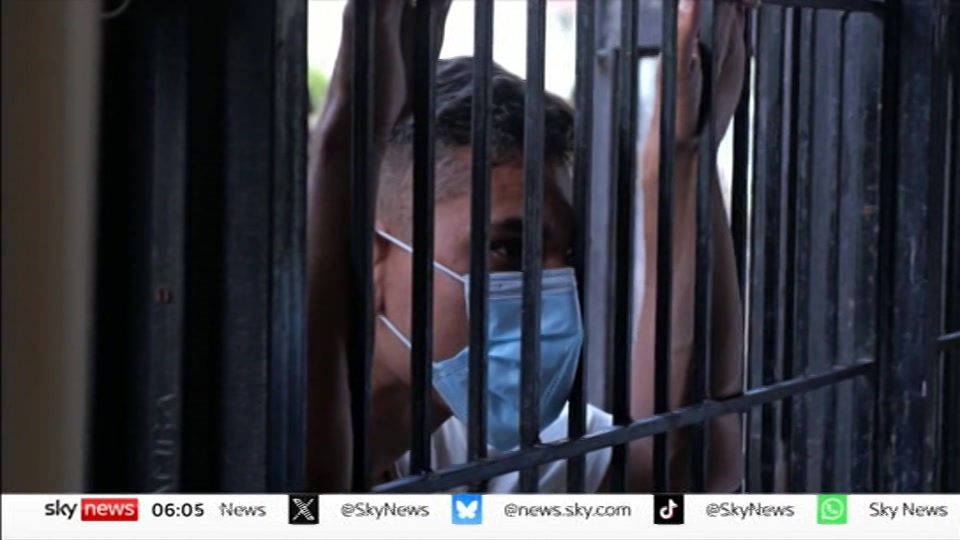 Still from Sky News at 5:00