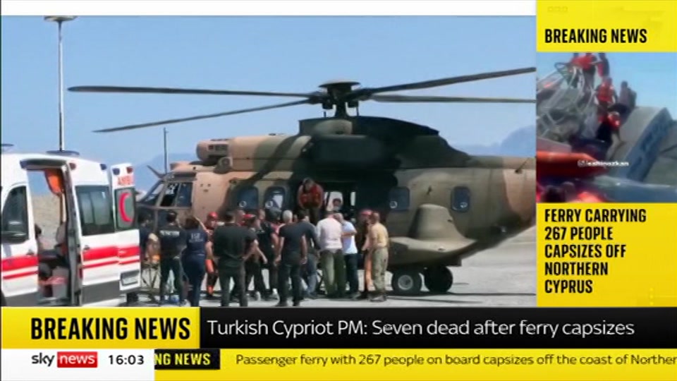Still from Sky News at 3:30