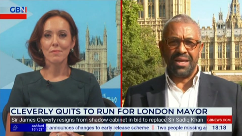 Still from GB News at 18:00