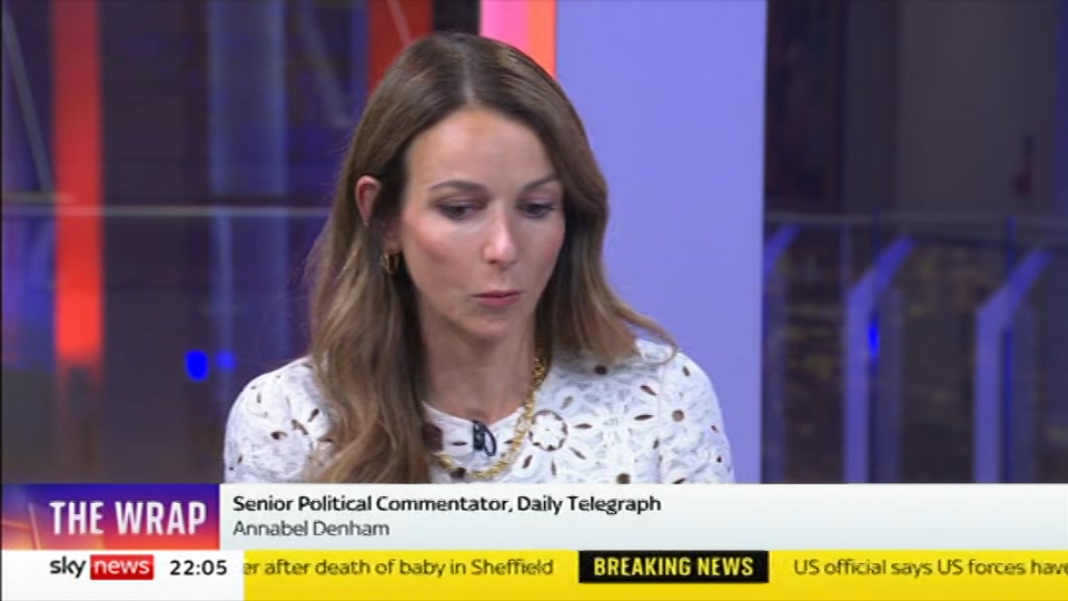 Still from Sky News at 5:30