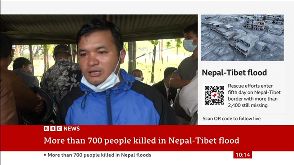 Still from BBC News at 14:00