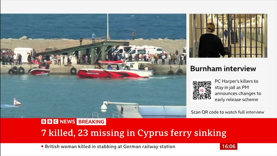 Still from BBC News at 6:00