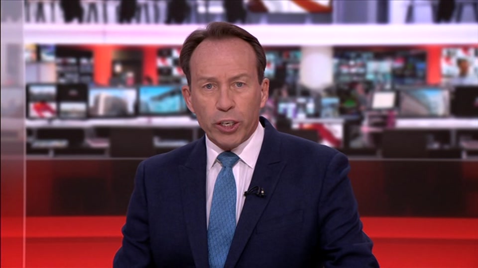 Broadcast still at 5m. BBC One, BBC News, 30 August 2026.