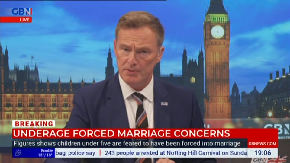 Still from GB News at 6:00