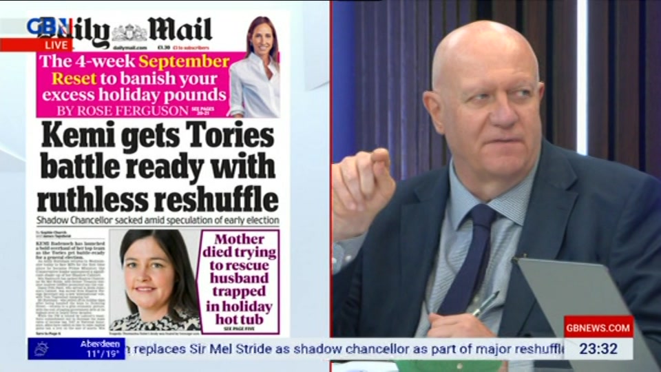 Still from GB News at 32:30