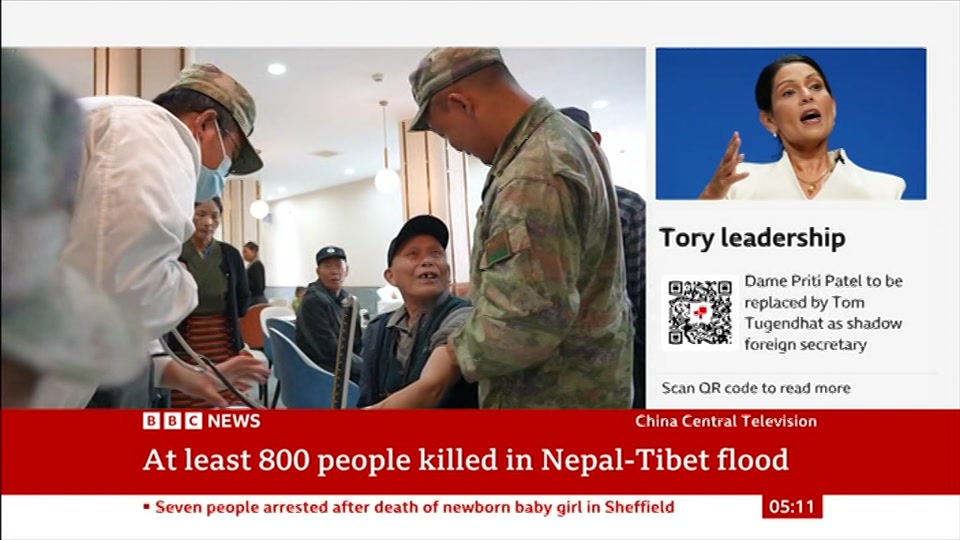 Broadcast still at 11m. BBC News, 31 August 2026.