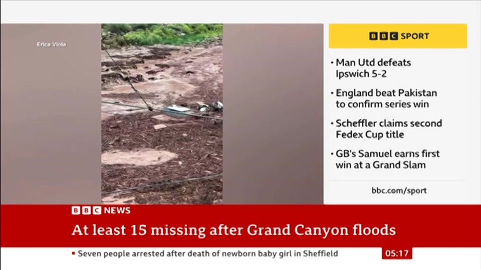 Still from BBC News at 17:30