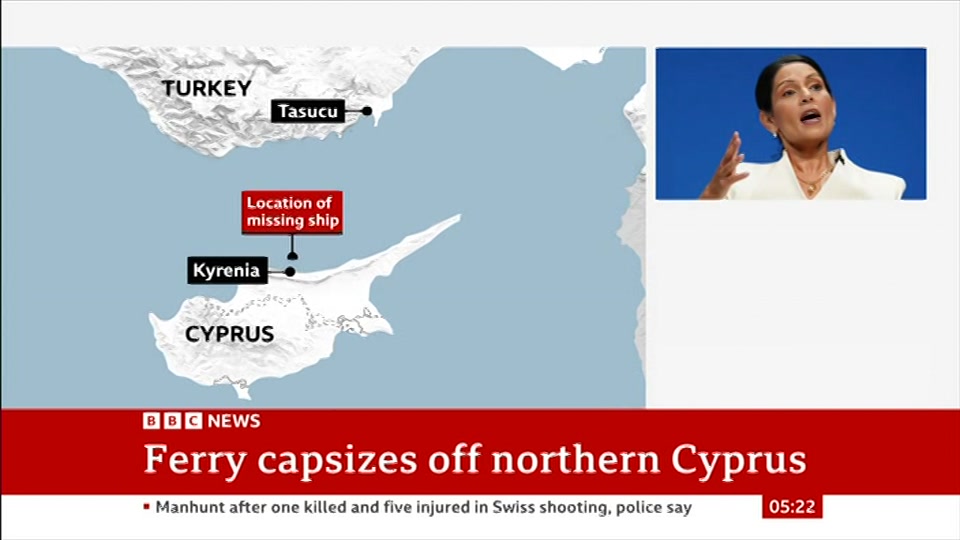 Broadcast still at 22m. BBC News, 31 August 2026.