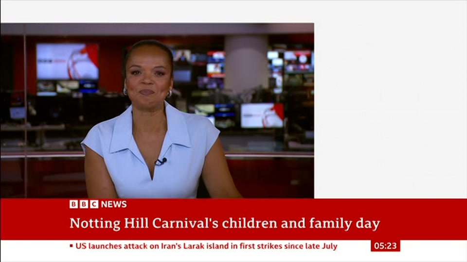 Still from BBC News at 23:30