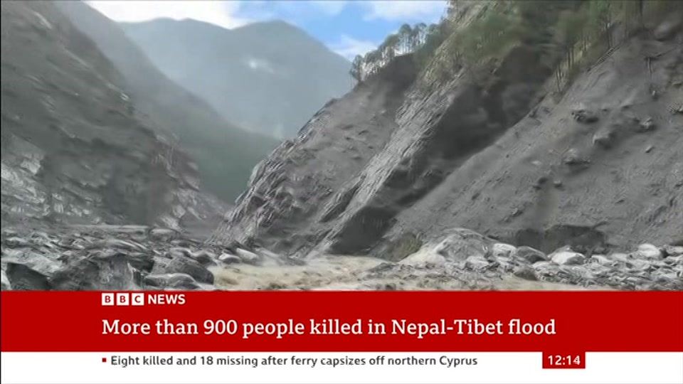 Still from BBC News at 14:00