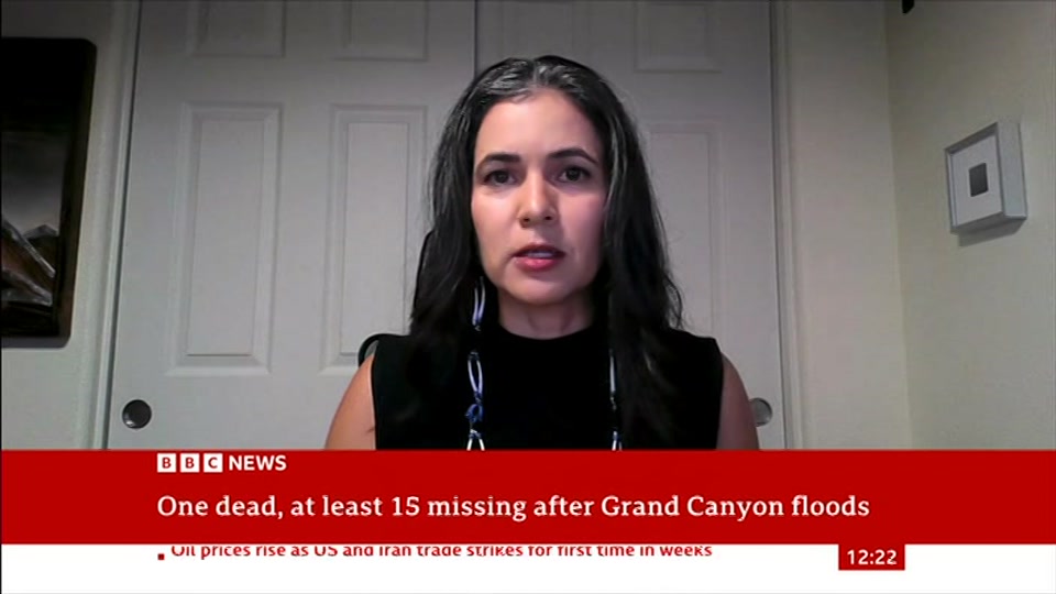 Broadcast still at 22m. BBC News, BBC News Now, 31 August 2026.