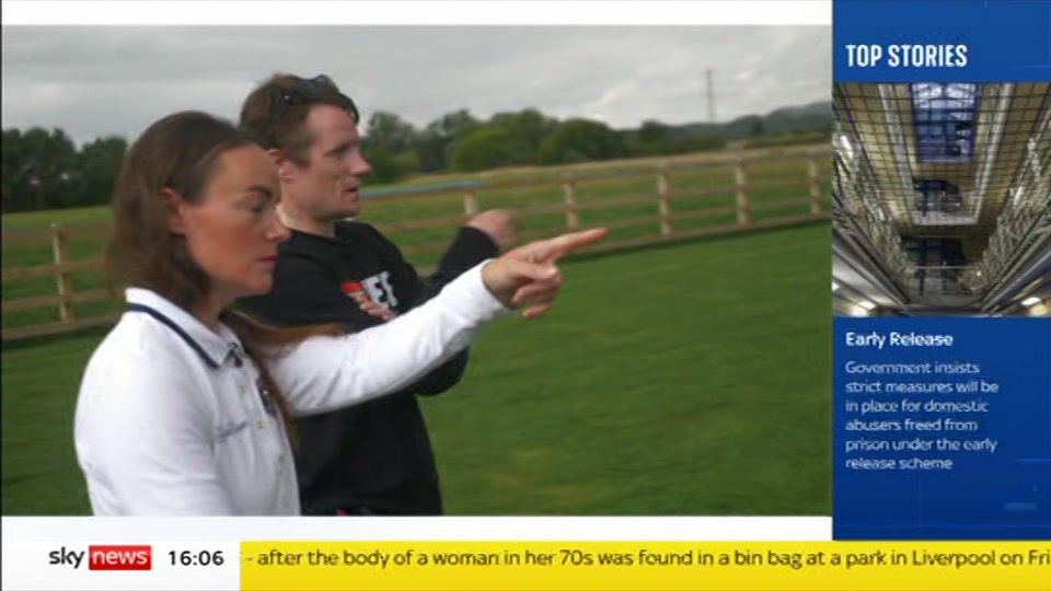 Still from Sky News at 6:30