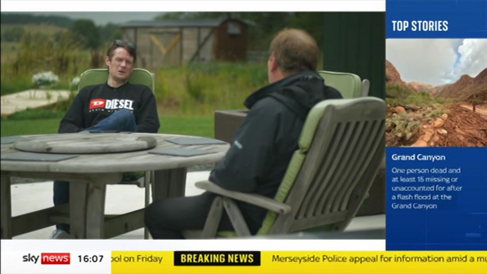 Still from Sky News at 7:00