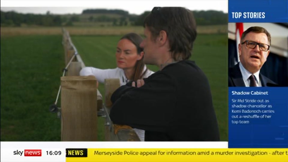 Still from Sky News at 9:30