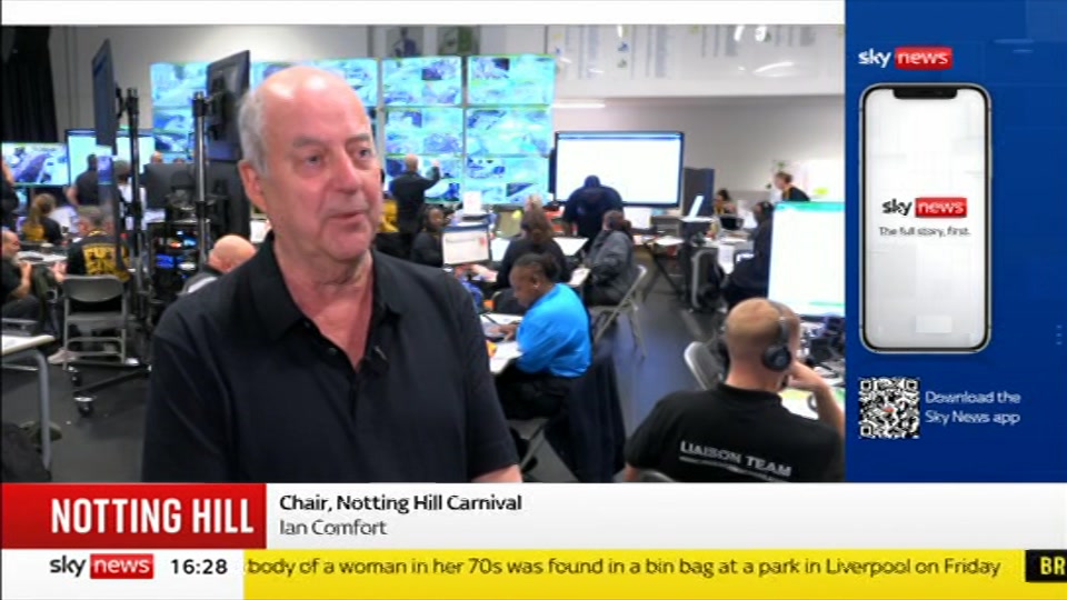Broadcast still at 28m 30s. Sky News, Sky News Today with Jayne Secker, 31 August 2026.