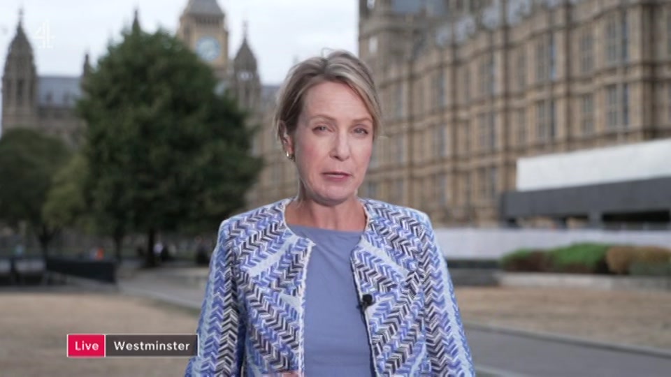 Broadcast still at 12m. Channel 4, Channel 4 News, 31 August 2026.