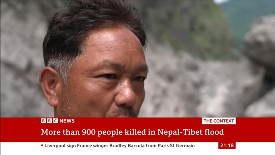 Broadcast still at 18m. BBC News, The Context, 31 August 2026.