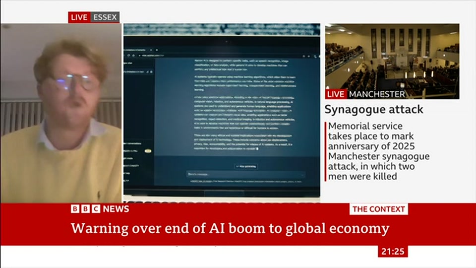 Still from BBC News at 25:00
