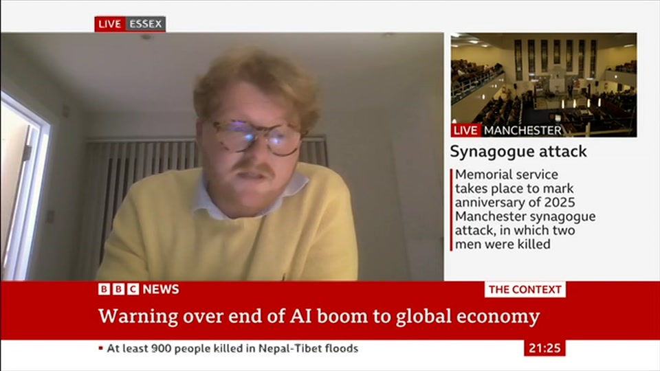 Still from BBC News at 25:30