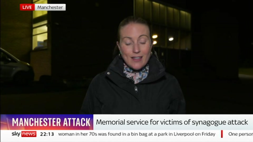 Still from Sky News at 13:30