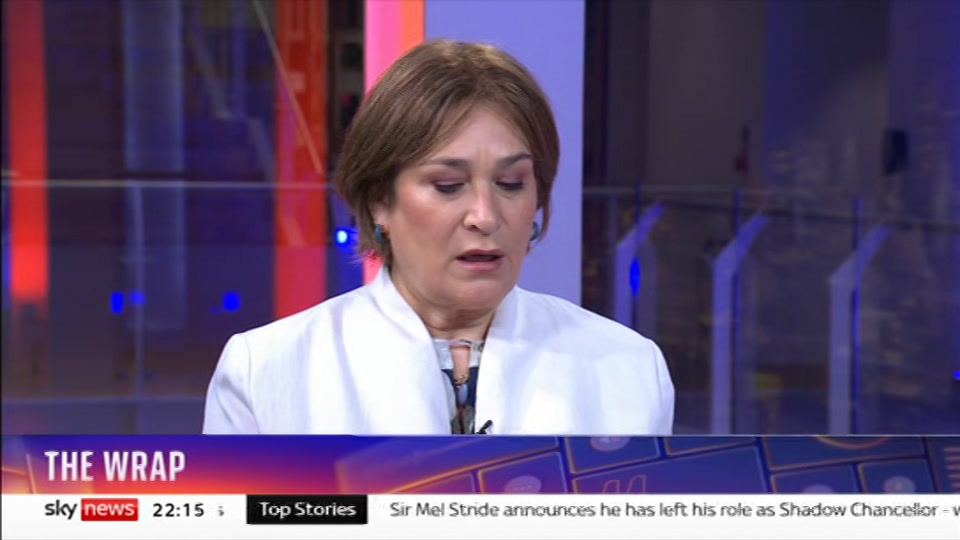 Broadcast still at 15m. Sky News, The Wrap With Anna Botting, 31 August 2026.