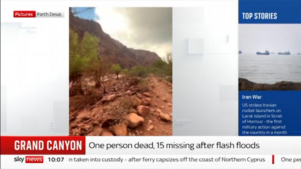Still from Sky News at 7:30