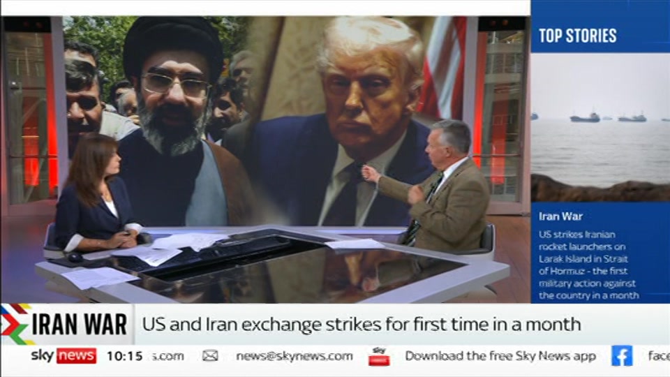 Still from Sky News at 15:00