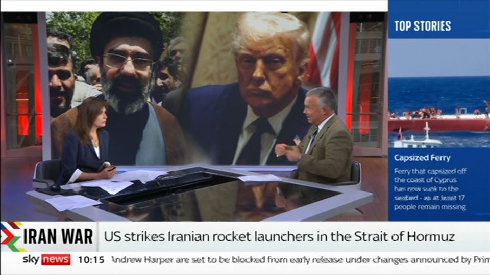 Still from Sky News at 15:30